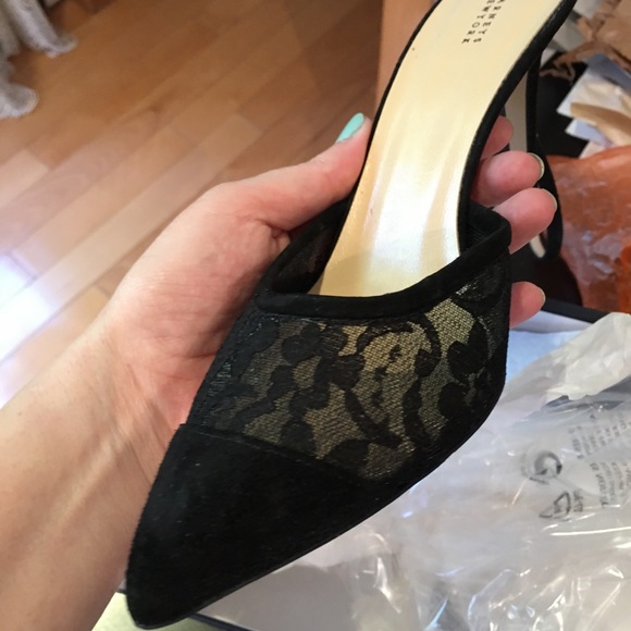 Barney’s ankle strap lace pumps - Picture 12 of 13